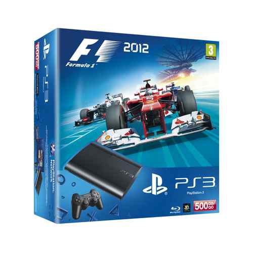Consola Ps3 Slim 500 Gb   Formula 1 2012